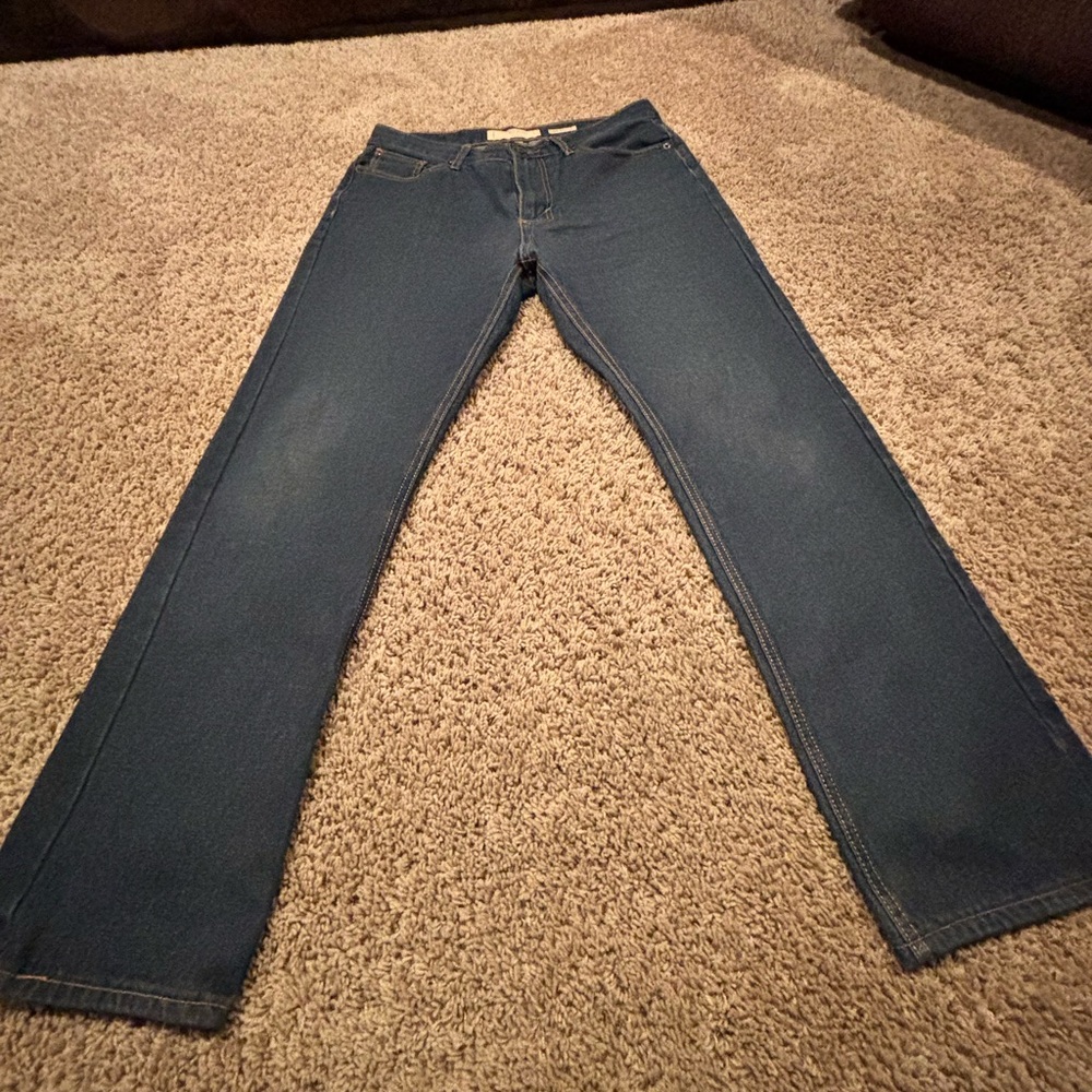 Elegant Blue Straight Leg Women's Jeans
